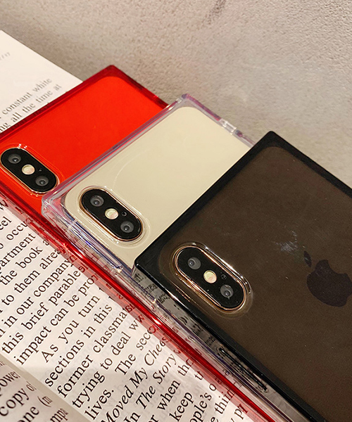 c.u.l(シーユーエル)の「【c.u.l】スクエア クリア ブラック レッド アイフォンケース iPhoneカバー ipc456(スマホケース/カバー・レディース・ホワイト/ブラック/レッド・A/C/D/B/E/F/K/I/J)」の8枚目の写真