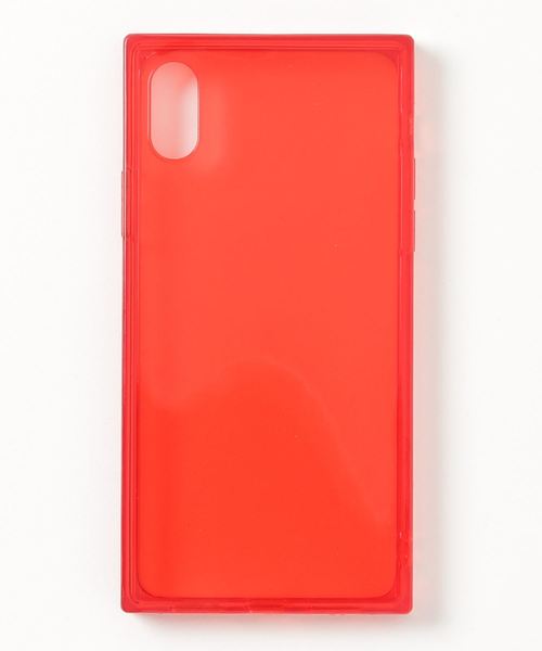 c.u.l(シーユーエル)の「【c.u.l】スクエア クリア ブラック レッド アイフォンケース iPhoneカバー ipc456(スマホケース/カバー・レディース・ホワイト/ブラック/レッド・A/C/D/B/E/F/K/I/J)」の5枚目の写真