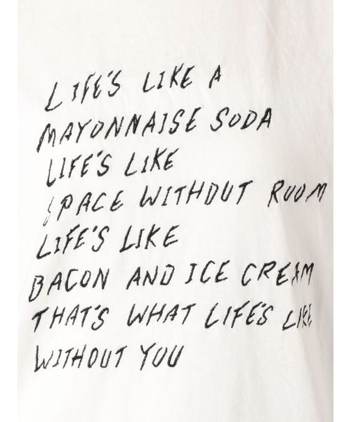 jouetie（ジュエティ）の「グランジロゴBIGタンク（Tシャツ/カットソー・レディース・ブラック/オフホワイト/ベビーピンク・MEDIUM）」の10枚目の写真