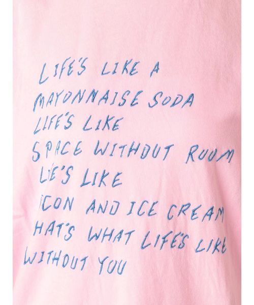 jouetie（ジュエティ）の「グランジロゴBIGタンク（Tシャツ/カットソー・レディース・ブラック/オフホワイト/ベビーピンク・MEDIUM）」の9枚目の写真