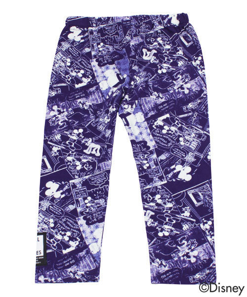 X-girl Stages(エックスガールステージス)の「【Disney(ディズニー)】 “MICKEY COMICS” LEGGINGS (12M~3T)/ レギンス(レギンス/スパッツ・キッズ・ホワイト/ネイビー・12M/2T/3T)」の4枚目の写真