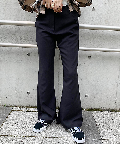 apres jour（アプレジュール）の「フレアパンツ【ZOZOTOWN限定アイテム】（その他パンツ・レディース・ブラック/ベージュ/モカ/アイボリー/ボルドー・フリー）」の19枚目の写真