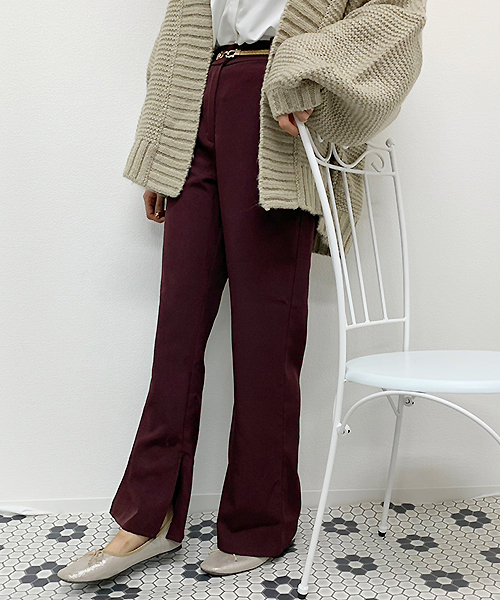 apres jour（アプレジュール）の「フレアパンツ【ZOZOTOWN限定アイテム】（その他パンツ・レディース・ブラック/ベージュ/モカ/アイボリー/ボルドー・フリー）」の17枚目の写真