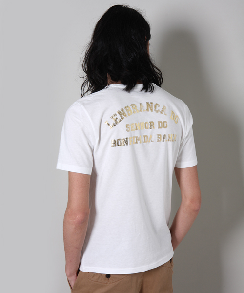 MEN'S MELROSE(メンズメルローズ)の「TOMOKAZU MYOJIN(明神智和)×MEN'S MELROSEコラボレートTシャツ(Tシャツ/カットソー・メンズ・ホワイト/ブルー・MEDIUM/LARGE)」の10枚目の写真