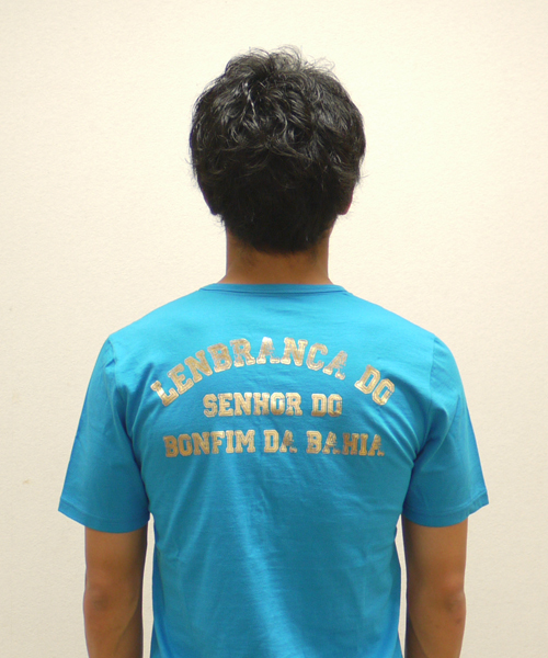 MEN'S MELROSE(メンズメルローズ)の「TOMOKAZU MYOJIN(明神智和)×MEN'S MELROSEコラボレートTシャツ(Tシャツ/カットソー・メンズ・ホワイト/ブルー・MEDIUM/LARGE)」の20枚目の写真