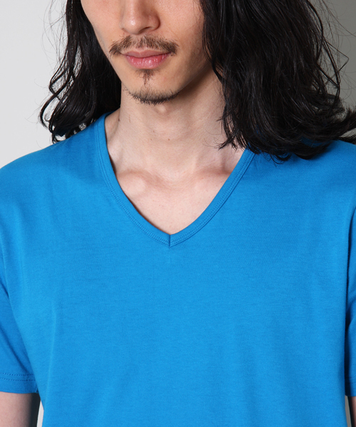 MEN'S MELROSE(メンズメルローズ)の「TOMOKAZU MYOJIN(明神智和)×MEN'S MELROSEコラボレートTシャツ(Tシャツ/カットソー・メンズ・ホワイト/ブルー・MEDIUM/LARGE)」の6枚目の写真