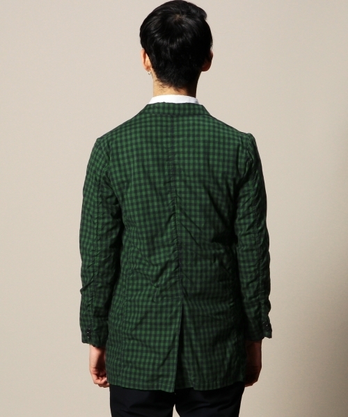 BEAUTY&YOUTH UNITED ARROWS(ビューティーアンドユースユナイテッドアローズ)の「BY シャツ/ファブリック コート(ステンカラーコート・メンズ・ケリー/ネイビー・X-LARGE/MEDIUM/SMALL/LARGE)」の7枚目の写真