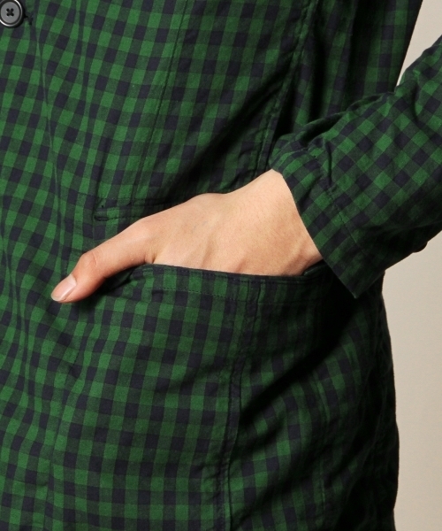 BEAUTY&YOUTH UNITED ARROWS(ビューティーアンドユースユナイテッドアローズ)の「BY シャツ/ファブリック コート(ステンカラーコート・メンズ・ケリー/ネイビー・X-LARGE/MEDIUM/SMALL/LARGE)」の11枚目の写真