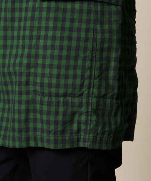 BEAUTY&YOUTH UNITED ARROWS(ビューティーアンドユースユナイテッドアローズ)の「BY シャツ/ファブリック コート(ステンカラーコート・メンズ・ケリー/ネイビー・X-LARGE/MEDIUM/SMALL/LARGE)」の12枚目の写真