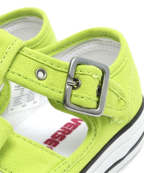 CONVERSE(コンバース)の「ALL STAR INTERRIBBON OX/オールスター インターリボン OX(スニーカー・レディース・オフホワイト/ライトグリーン・5/6/4.5/3/4/3.5/5.5)」の4枚目の写真