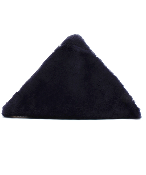 Ray BEAMS(レイビームス)の「【sweet 11月号 掲載】Hashibami muse / トライアングル ムートン クラッチ(クラッチバッグ・レディース・ピンク/ネイビー・ONE SIZE)」の14枚目の写真