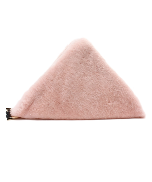 Ray BEAMS(レイビームス)の「【sweet 11月号 掲載】Hashibami muse / トライアングル ムートン クラッチ(クラッチバッグ・レディース・ピンク/ネイビー・ONE SIZE)」の15枚目の写真