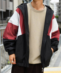 kutir | 配色ナイロンジャケット(ブルゾン)