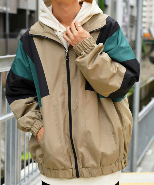 kutir(クティール)の「配色ナイロンジャケット(ブルゾン・メンズ・ボルドー/グリーン/ベージュ・LARGE/MEDIUM)」の11枚目の写真