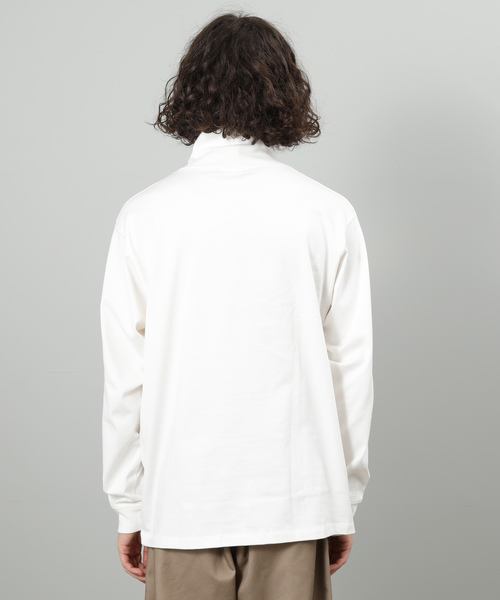 JUNRED（ジュンレッド）の「スタンダードタートルネック（Tシャツ/カットソー・メンズ・ホワイト/ブラック・S/M/L）」の6枚目の写真