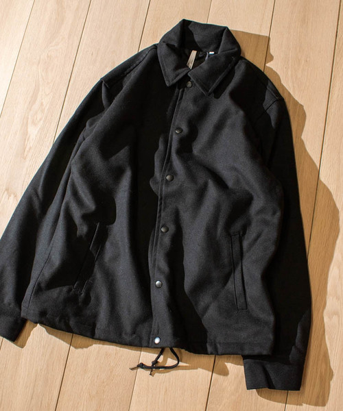 JOHN'S CLOSET(ジョンズクローゼット)の「【i】メルトンコーチジャケット アウター(ダウンジャケット/コート・メンズ・ブラック系その他/ブラック/グレー/ベージュ/ネイビー・MEDIUM/LARGE/X-LARGE/SMALL)」の6枚目の写真