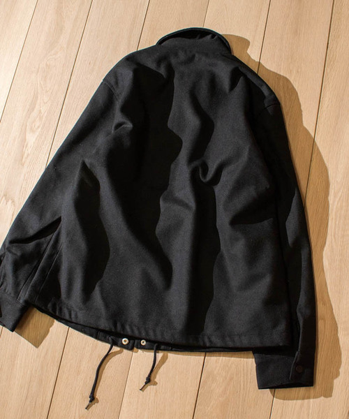 JOHN'S CLOSET(ジョンズクローゼット)の「【i】メルトンコーチジャケット アウター(ダウンジャケット/コート・メンズ・ブラック系その他/ブラック/グレー/ベージュ/ネイビー・MEDIUM/LARGE/X-LARGE/SMALL)」の12枚目の写真