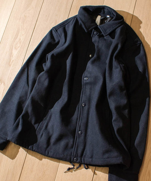 JOHN'S CLOSET(ジョンズクローゼット)の「【i】メルトンコーチジャケット アウター(ダウンジャケット/コート・メンズ・ブラック系その他/ブラック/グレー/ベージュ/ネイビー・MEDIUM/LARGE/X-LARGE/SMALL)」の13枚目の写真