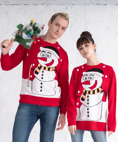 UGLY（アグリー）の「UGLY アグリー クリスマス ダサセーター（ニット/セーター・レディース・ブラック/ダークグリーン/グレー/レッド/ワインレッド/グリーン系その他/レッド系その他/ブラック系その他2/ブラック系その他3/グリーン系その他2/レッド系その他2/レッド系その他3/レッド系その他4・SMALL/LARGE/FREE）」の11枚目の写真