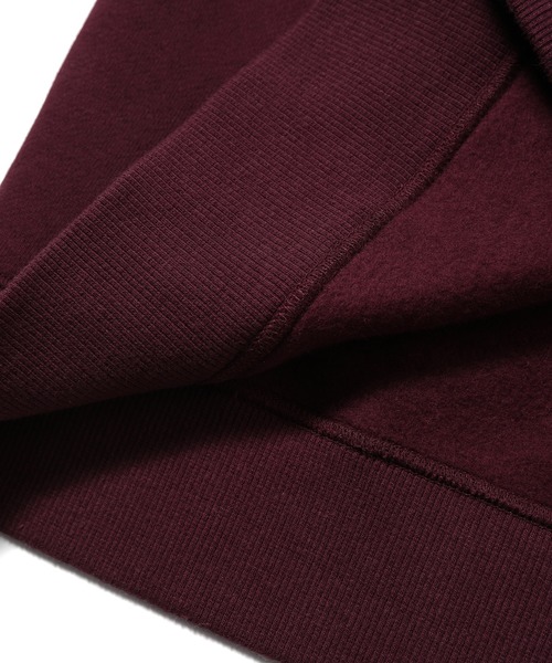 agnes b.（アニエスベー）の「HOODED PARKA WITH LOGO（パーカー・メンズ・ブラック/ボルドー/ホワイト・M/L/XL）」の12枚目の写真