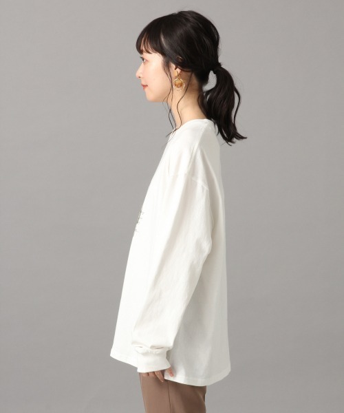 LOWRYS FARM（ローリーズファーム）の「フォトロンＴ　875268（Tシャツ/カットソー・レディース・チャコールグレー/ホワイト系その他/ホワイト系その他2・FREE）」の6枚目の写真