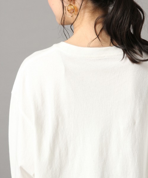 LOWRYS FARM（ローリーズファーム）の「フォトロンＴ　875268（Tシャツ/カットソー・レディース・チャコールグレー/ホワイト系その他/ホワイト系その他2・FREE）」の12枚目の写真