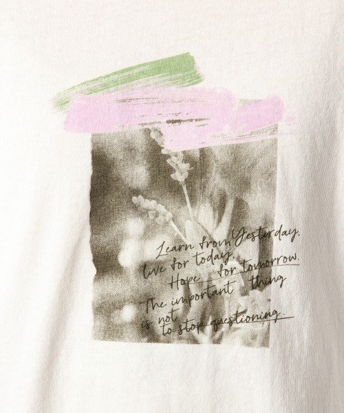 LOWRYS FARM（ローリーズファーム）の「フォトロンＴ　875268（Tシャツ/カットソー・レディース・チャコールグレー/ホワイト系その他/ホワイト系その他2・FREE）」の13枚目の写真