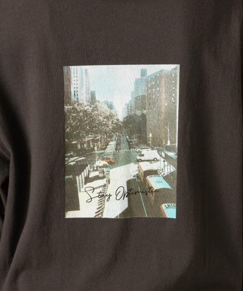 LOWRYS FARM（ローリーズファーム）の「フォトロンＴ　875268（Tシャツ/カットソー・レディース・チャコールグレー/ホワイト系その他/ホワイト系その他2・FREE）」の17枚目の写真