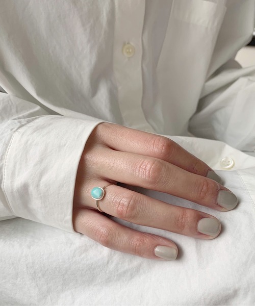 Newport(ニューポート)の「Turquoise Natural stone ring/ Silver925(リング・レディース・その他/その他1/その他2/その他3・#9/#12/#14)」の3枚目の写真