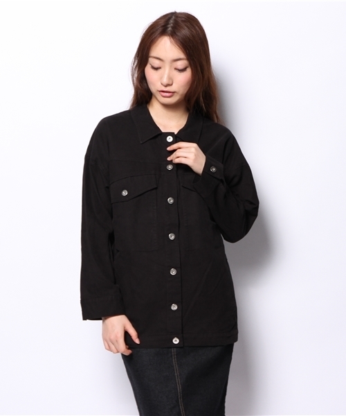 Kastane(カスタネ)の「【Kastane】BIGGジャン(カバーオール・レディース・キャメル/アイボリー/ブラック・FREE)」の4枚目の写真