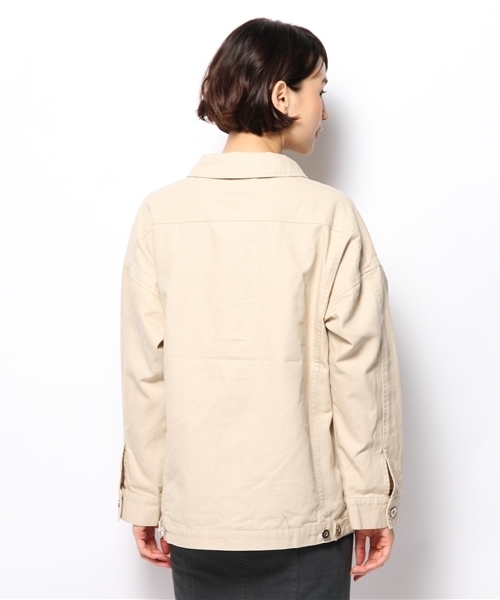 Kastane(カスタネ)の「【Kastane】BIGGジャン(カバーオール・レディース・キャメル/アイボリー/ブラック・FREE)」の14枚目の写真