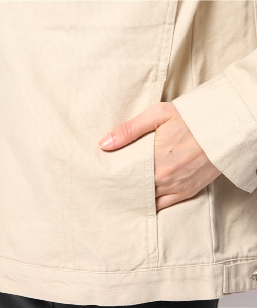 Kastane(カスタネ)の「【Kastane】BIGGジャン(カバーオール・レディース・キャメル/アイボリー/ブラック・FREE)」の8枚目の写真