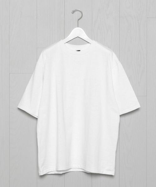 H　BEAUTY&YOUTH UNITED ARROWS（エイチビューティーアンドユースユナイテッドアローズ）の「＜H＞CREW NECK T-SHIRT/Tシャツ（Tシャツ/カットソー・メンズ・ブラック/ピンク/ターコイズブルー/ホワイト・MEDIUM/LARGE/SMALL）」の2枚目の写真