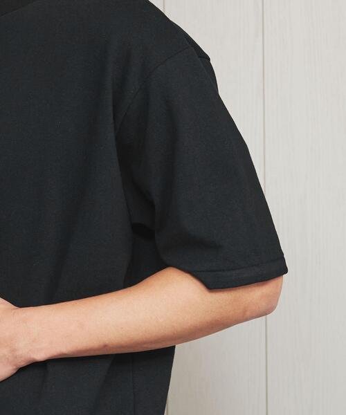 H　BEAUTY&YOUTH UNITED ARROWS（エイチビューティーアンドユースユナイテッドアローズ）の「＜H＞CREW NECK T-SHIRT/Tシャツ（Tシャツ/カットソー・メンズ・ブラック/ピンク/ターコイズブルー/ホワイト・MEDIUM/LARGE/SMALL）」の21枚目の写真
