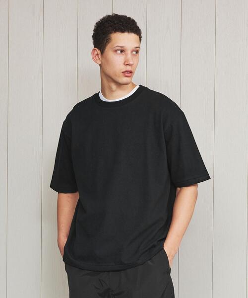 H　BEAUTY&YOUTH UNITED ARROWS（エイチビューティーアンドユースユナイテッドアローズ）の「＜H＞CREW NECK T-SHIRT/Tシャツ（Tシャツ/カットソー・メンズ・ブラック/ピンク/ターコイズブルー/ホワイト・MEDIUM/LARGE/SMALL）」の11枚目の写真