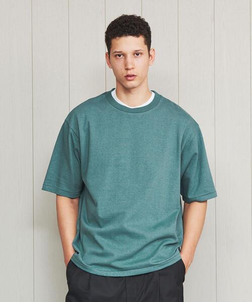 H　BEAUTY&YOUTH UNITED ARROWS（エイチビューティーアンドユースユナイテッドアローズ）の「＜H＞CREW NECK T-SHIRT/Tシャツ（Tシャツ/カットソー・メンズ・ブラック/ピンク/ターコイズブルー/ホワイト・MEDIUM/LARGE/SMALL）」の8枚目の写真