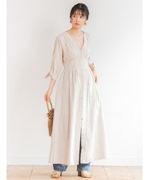 fifth | マルチカラーストライプ2wayワンピース(ワンピース)