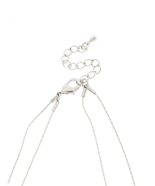 AMERICAN HOLIC(アメリカンホリック)の「飛ばしビーズ2連ネックレス(ネックレス・レディース・シルバー/ゴールド・FREE)」の4枚目の写真