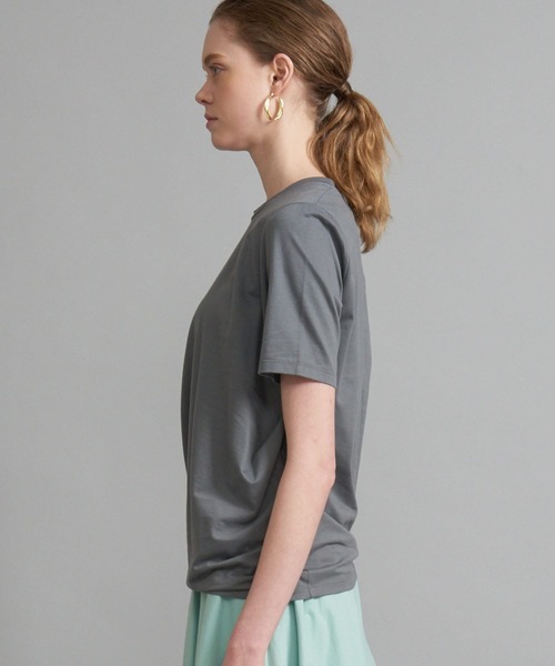 08sircus（ゼロエイトサーカス）の「【08Sircus(08サーカス)】《STUDIOUS限定》別注ロータスクロスジャージーTシャツ S20SL-TS18（Tシャツ/カットソー・レディース・ホワイト/ブラック/ダークグレー・FREE）」の22枚目の写真