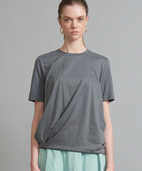 08sircus（ゼロエイトサーカス）の「【08Sircus(08サーカス)】《STUDIOUS限定》別注ロータスクロスジャージーTシャツ S20SL-TS18（Tシャツ/カットソー・レディース・ホワイト/ブラック/ダークグレー・FREE）」の20枚目の写真