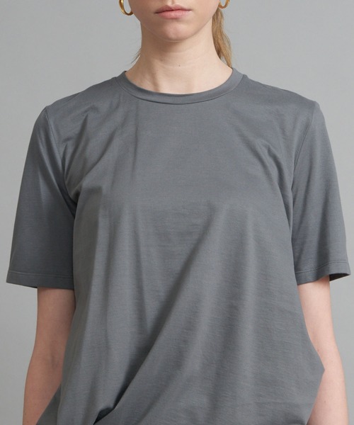 08sircus（ゼロエイトサーカス）の「【08Sircus(08サーカス)】《STUDIOUS限定》別注ロータスクロスジャージーTシャツ S20SL-TS18（Tシャツ/カットソー・レディース・ホワイト/ブラック/ダークグレー・FREE）」の18枚目の写真