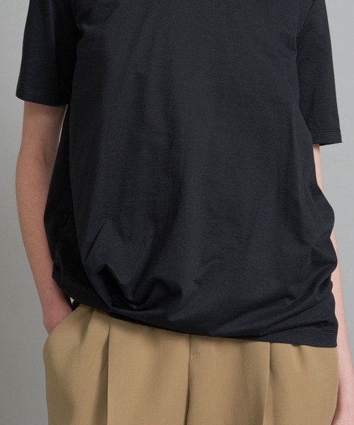 08sircus（ゼロエイトサーカス）の「【08Sircus(08サーカス)】《STUDIOUS限定》別注ロータスクロスジャージーTシャツ S20SL-TS18（Tシャツ/カットソー・レディース・ホワイト/ブラック/ダークグレー・FREE）」の19枚目の写真