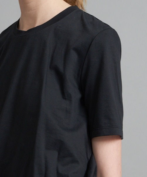 08sircus（ゼロエイトサーカス）の「【08Sircus(08サーカス)】《STUDIOUS限定》別注ロータスクロスジャージーTシャツ S20SL-TS18（Tシャツ/カットソー・レディース・ホワイト/ブラック/ダークグレー・FREE）」の8枚目の写真