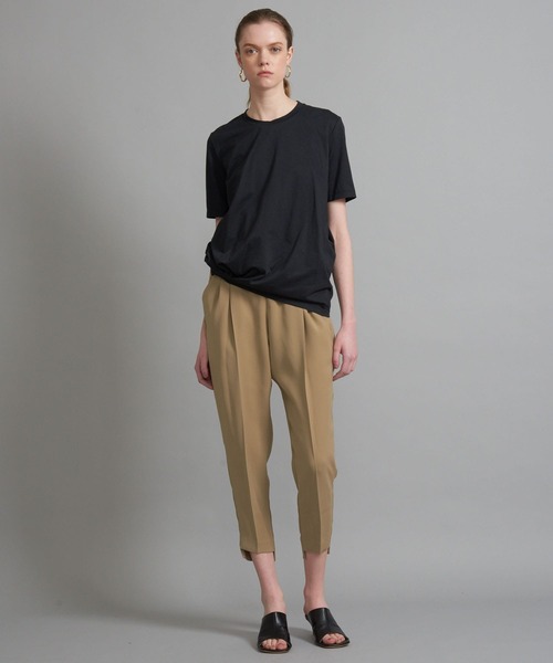 08sircus（ゼロエイトサーカス）の「【08Sircus(08サーカス)】《STUDIOUS限定》別注ロータスクロスジャージーTシャツ S20SL-TS18（Tシャツ/カットソー・レディース・ホワイト/ブラック/ダークグレー・FREE）」の13枚目の写真