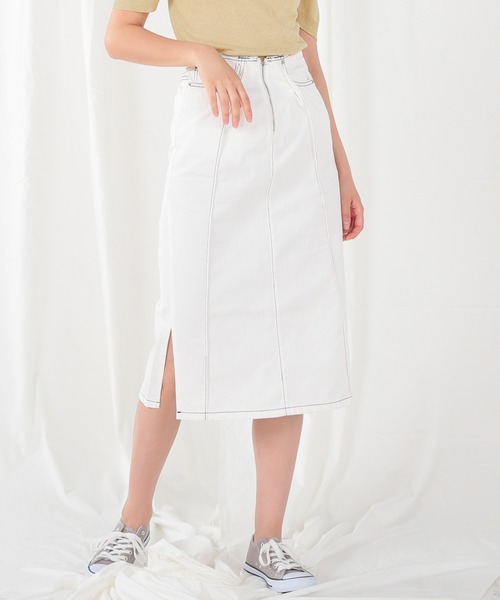 セール カラーサイドスリットスカート スカート Ninarobe ニーナローブ のファッション通販 Zozotown