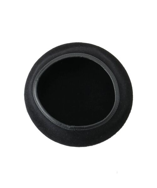 GYDA（ジェイダ）の「パイピングフェルトベレー（ハンチング/ベレー帽・レディース・ブラック/ブラウン・FREE）」の7枚目の写真