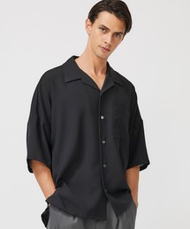 ATTACHMENT | 【KAZUYUKI KUMAGAI】EX.サバンナポプリンドロップショルダーSH S/S / KS01-048(シャツ/ブラウス)