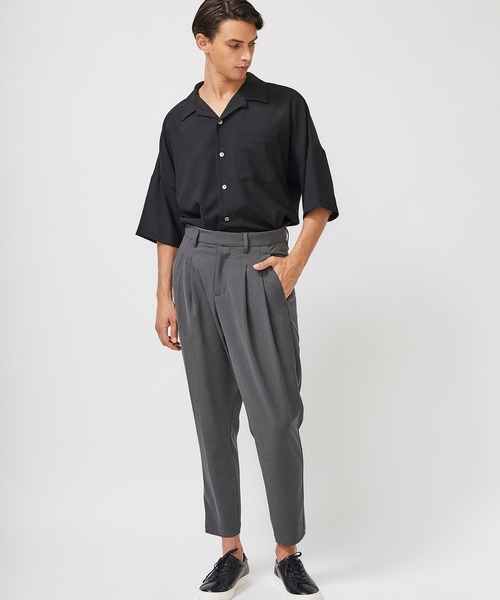 ATTACHMENT（アタッチメント）の「【KAZUYUKI KUMAGAI】EX.サバンナポプリンドロップショルダーSH S/S / KS01-048（シャツ/ブラウス・メンズ・ブラック/カーキ・2/3/1）」の11枚目の写真