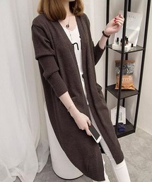 ロングニットカーディガン