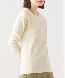 ストレッチジャガード 六分袖Tシャツ